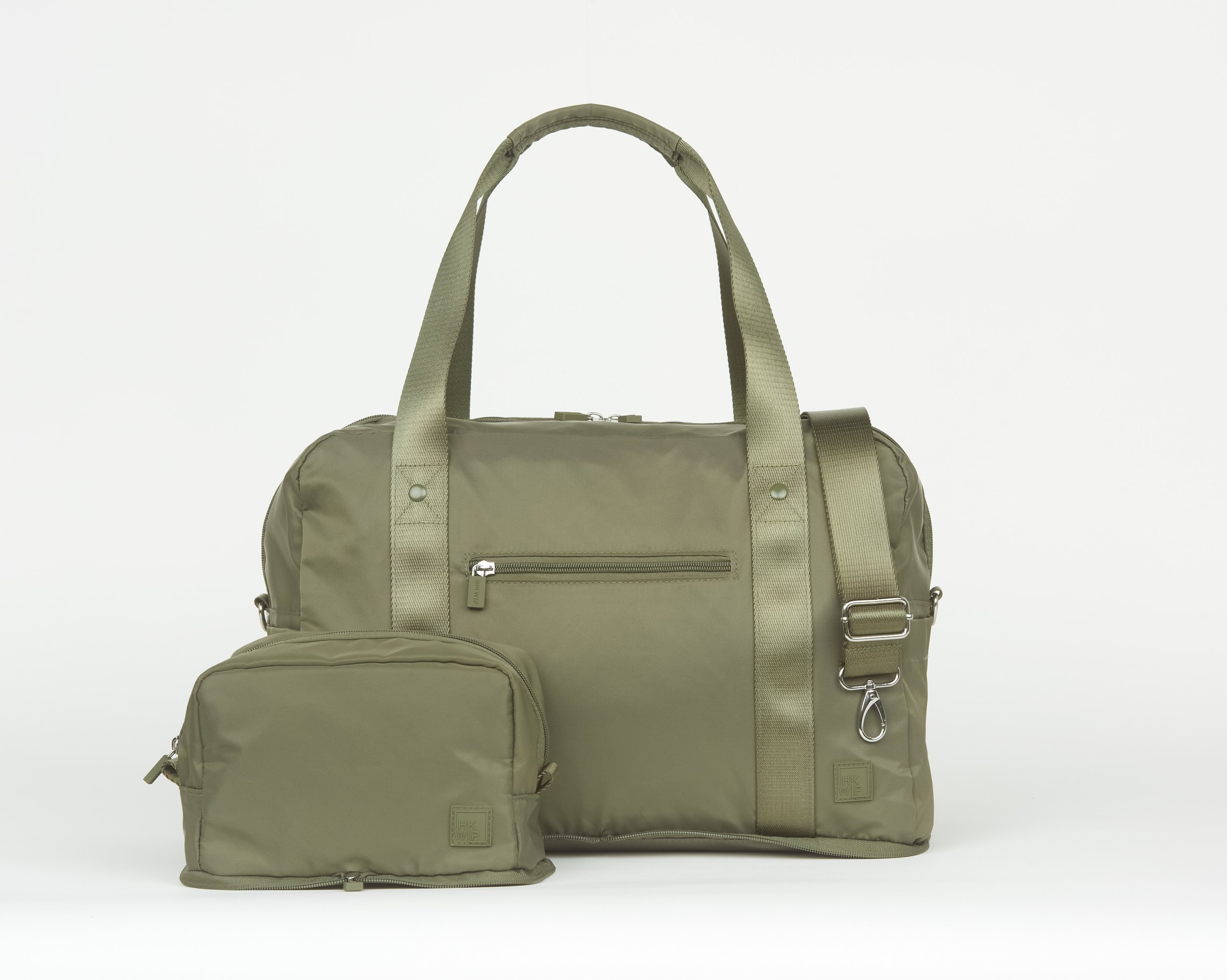 バッグ Qushi THE EVERYDAY ESSENTIALS RFID WRISTLET POUCH - MILITARY OLIVE — IHKWIP